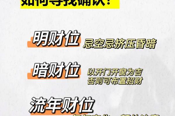 如何利用风水财位与流年财位提升财富运势