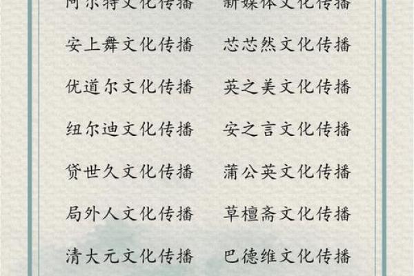 起一个能代表公司文化的名字方法