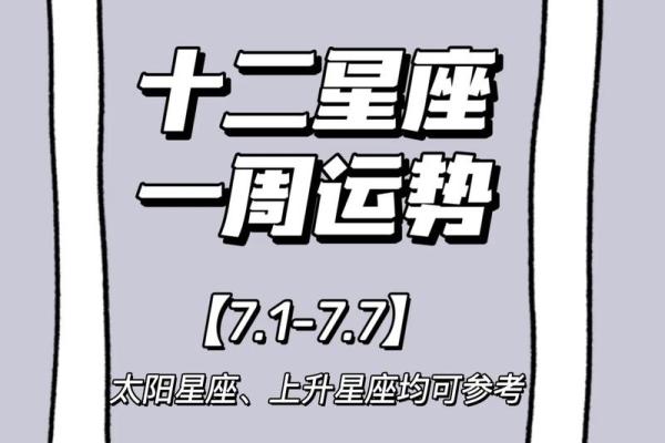 星座运势解析：第一星座本周运势趋势及生活建议