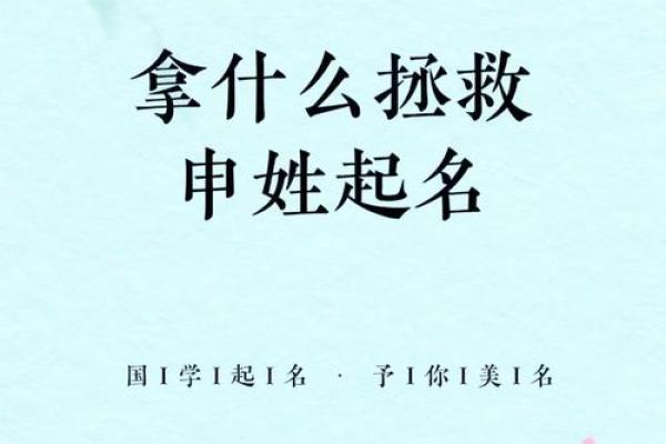 给宝宝取名字：如何根据爸爸姓申为孩子起个有意义的名字