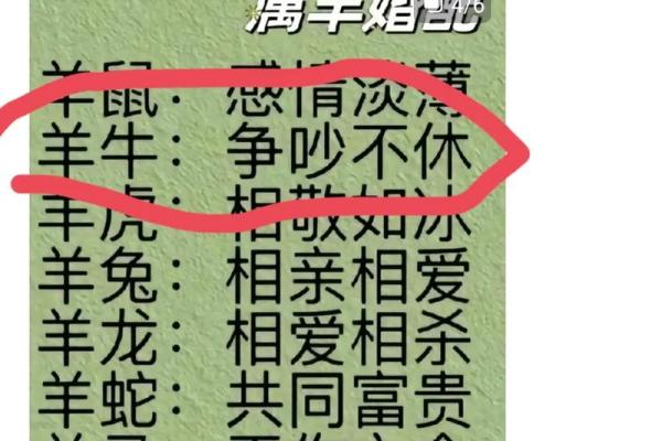 属虎女与属羊男的婚配分析：性格差异如何影响关系？