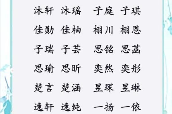 猪年出生宝宝名字推荐：有福气、好运的名字灵感