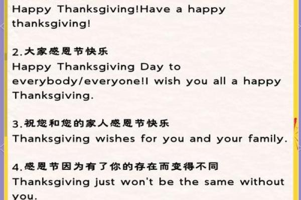 的节日指南：如何庆祝感恩节与其他特别日子