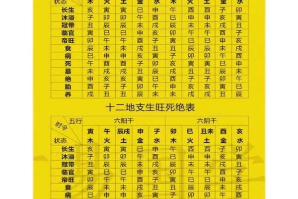 每个天干对应的年份特点