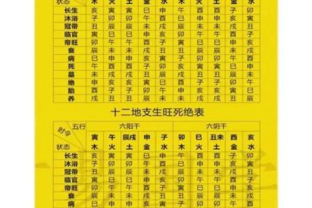 每个天干对应的年份特点