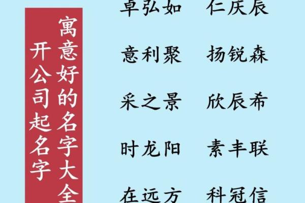 如何为公司取一个简洁又有力的名字