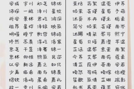 中国起名大全：让你的名字与众不同