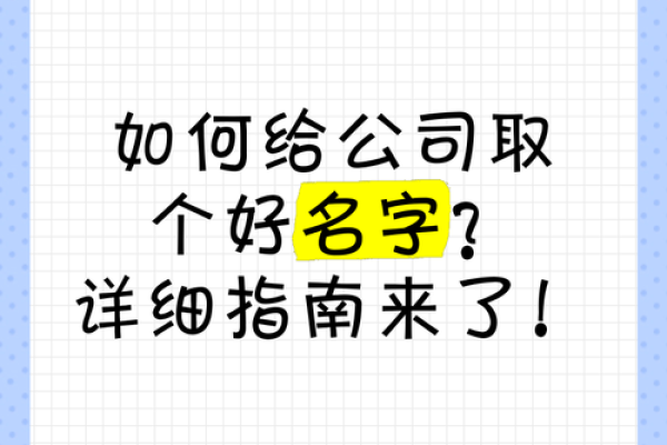 健公司起名指南，如何选择一个高效的名字
