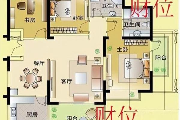 揭秘风水九宫图：四方位布局，助你财运亨通、事业发达