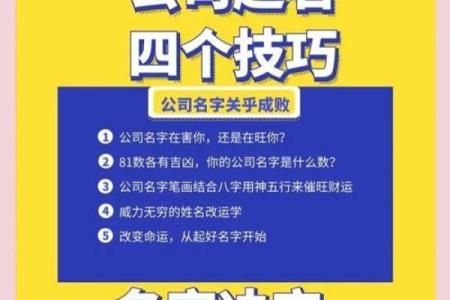 提升公司形象，从会计角度开始起名