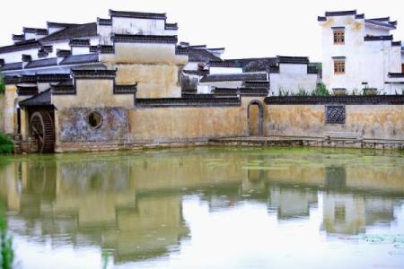 祠堂门前风水宝地，揭秘古老塘风水图秘境