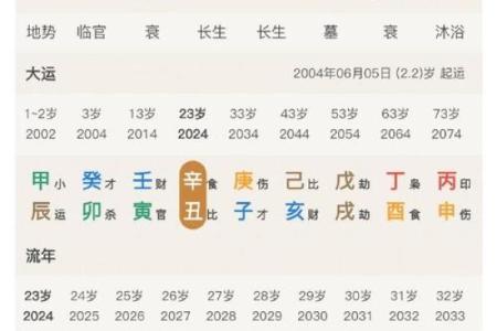 生辰八字重量查询表：解密你的一生运势