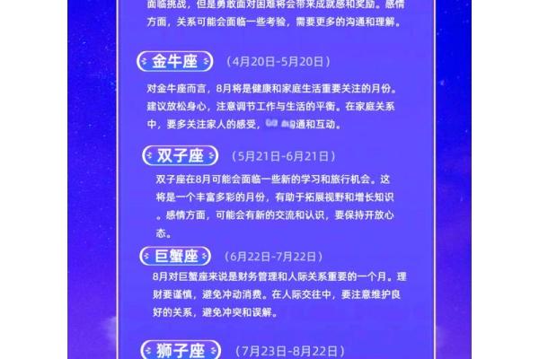 8月1号出生的星座，揭秘你的独特魅力