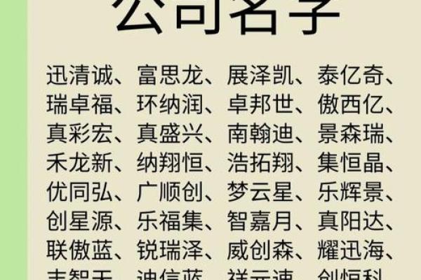 在线取名平台，轻松为公司挑选一个完美名字