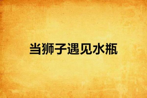 水瓶配水瓶，天生一对佳话