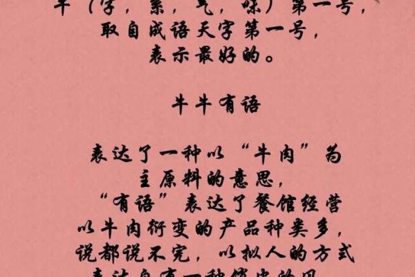 牛肉起名必看：成功品牌名称的设计原则