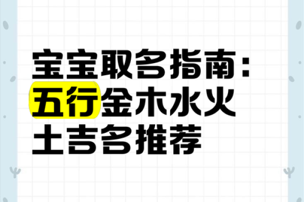 为宝宝取名：喜水木五行的完美搭配