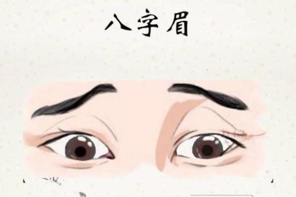 八字眉的面相秘密，揭示命运走势