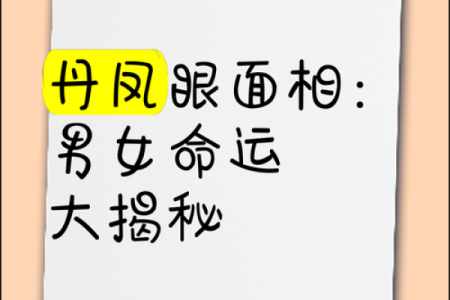 潮汕面相揭秘：一眼识破命运吉凶