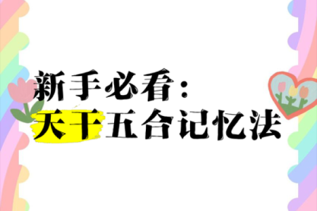 如何利用天干五合掌改变命运