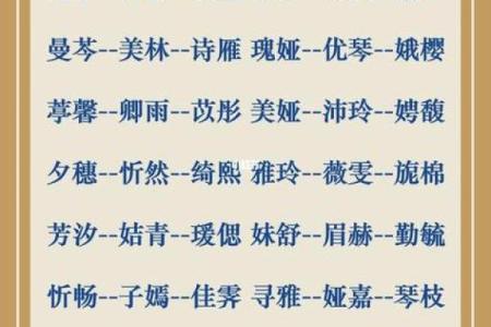 蛇年女孩名字大全与命理解析