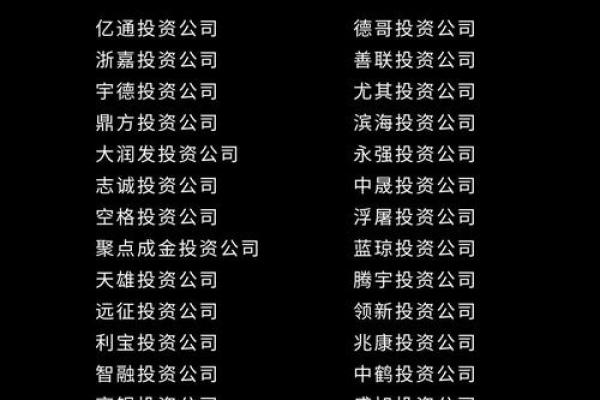 高端起名咨询有限公司，打造独特名字，提升品牌价值