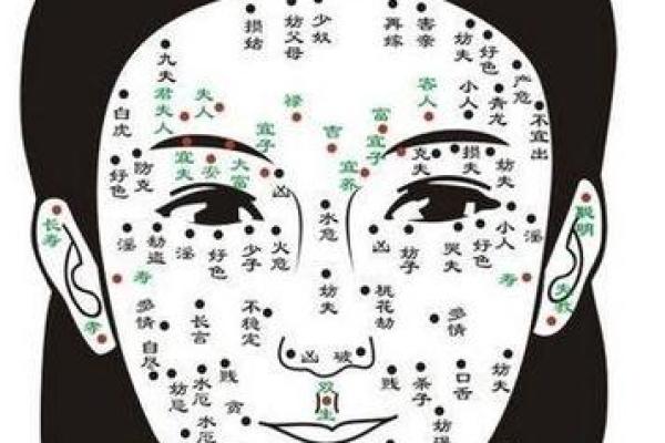 面相痣位歌诀，揭秘命运吉凶