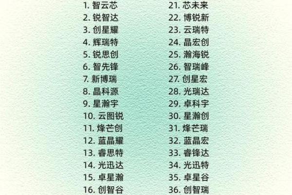 科技公司起名必看：如何让名字与创新精神同步