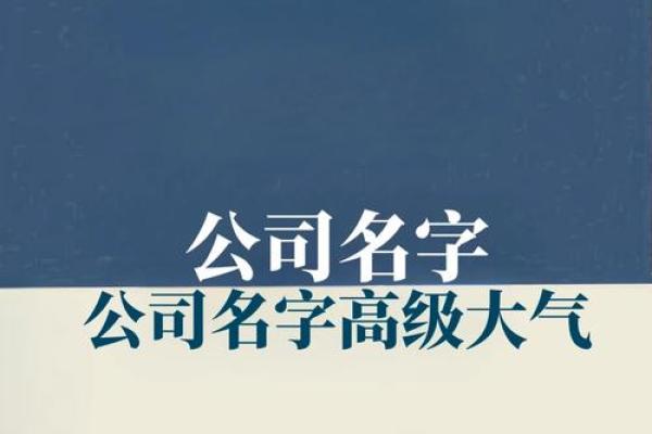 科技公司起名必看：如何让名字与创新精神同步
