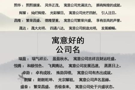 如何为你的商务公司取个响亮名字
