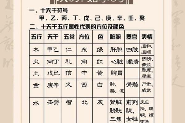 探索天干划分的奥秘：古代预言与现代生活的结合