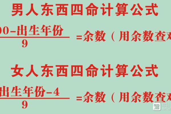 揭秘：西四命与东四命，命运密码大揭秘