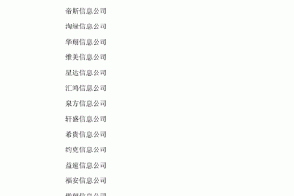 创意无限 免费网上公司名字大全