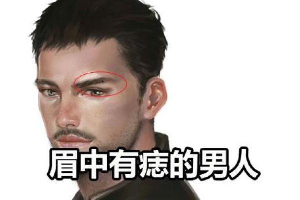 眉尾痣相，揭秘男人运势天机
