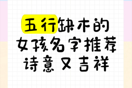 命里缺木如何为公司起名