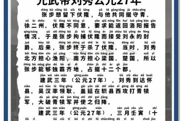 刘秀八字解析：从普通人到帝王的命运之变