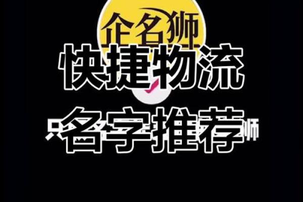快递公司起名创意指南：从普通到独特的转变