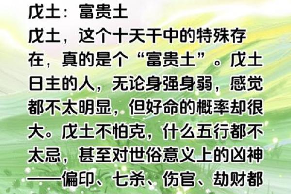 天干戊中有，了解它如何影响你的未来
