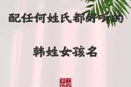 为韩姓宝宝挑选一个最特别的名字