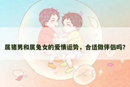 属猪男和属兔女的爱情运势，合适做伴侣吗？