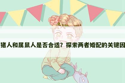 属猪人和属鼠人是否合适？探索两者婚配的关键因素