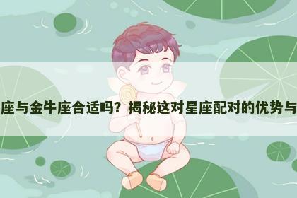 巨蟹座与金牛座合适吗？揭秘这对星座配对的优势与挑战