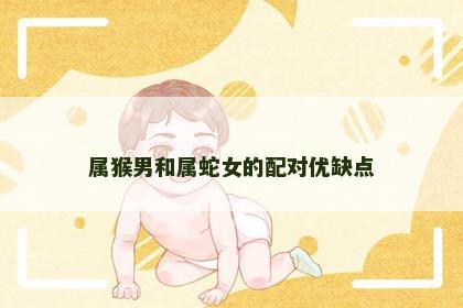 属猴男和属蛇女的配对优缺点