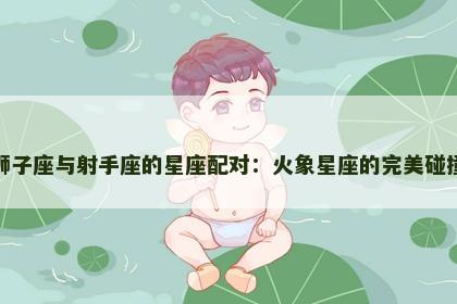 狮子座与射手座的星座配对：火象星座的完美碰撞