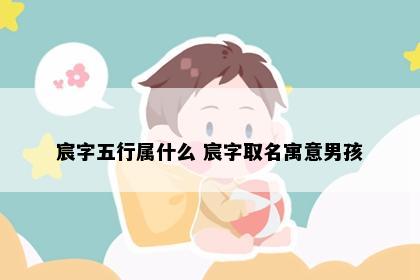 宸字五行属什么 宸字取名寓意男孩