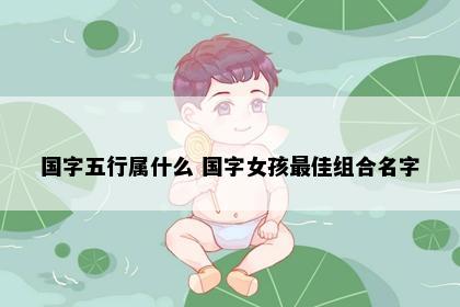 国字五行属什么 国字女孩最佳组合名字