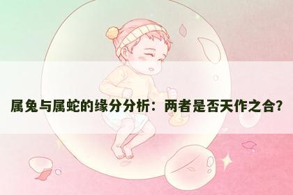 属兔与属蛇的缘分分析：两者是否天作之合？