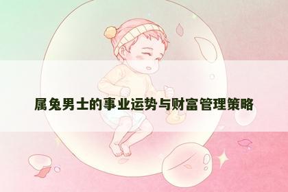 属兔男士的事业运势与财富管理策略