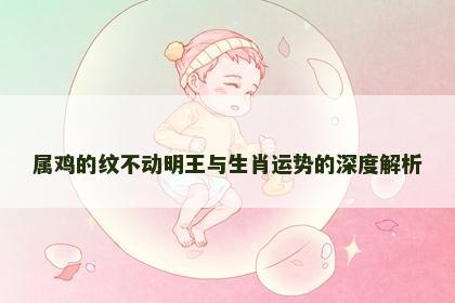 属鸡的纹不动明王与生肖运势的深度解析