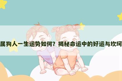 属狗人一生运势如何？揭秘命运中的好运与坎坷